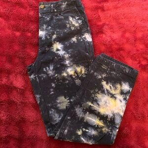 BDG Blue and White Tie-Dye Pants